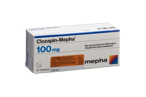 Clozapin-Mepha Tabl 100 mg 50 Stk