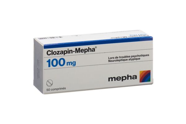 Clozapin-Mepha Tabl 100 mg 50 Stk