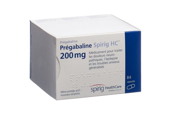 Pregabalin Spirig HC Kaps 200 mg 84 Stk