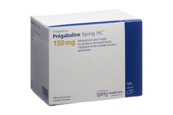 Pregabalin Spirig HC Kaps 150 mg 168 Stk