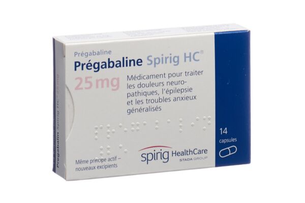 Pregabalin Spirig HC Kaps 25 mg 14 Stk