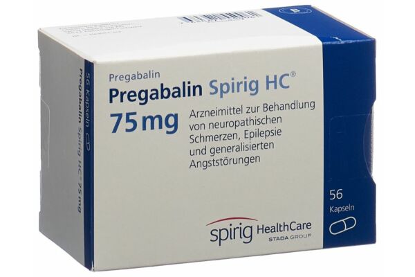 Pregabalin Spirig HC Kaps 75 mg 56 Stk