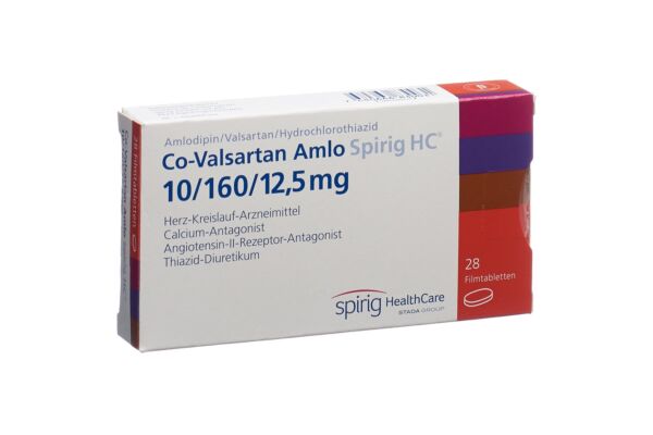 Co-Valsartan Amlo Spirig HC Filmtabl 10/160/12.5mg 28 Stk