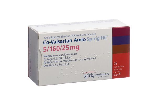 Co-Valsartan Amlo Spirig HC Filmtabl 5/160/25mg 98 Stk