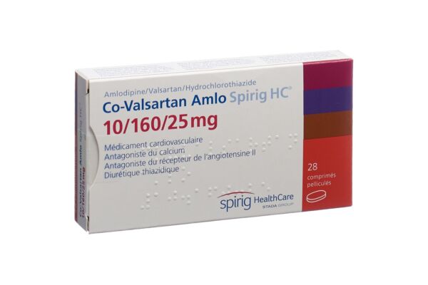 Co-Valsartan Amlo Spirig HC Filmtabl 10/160/25mg 28 Stk