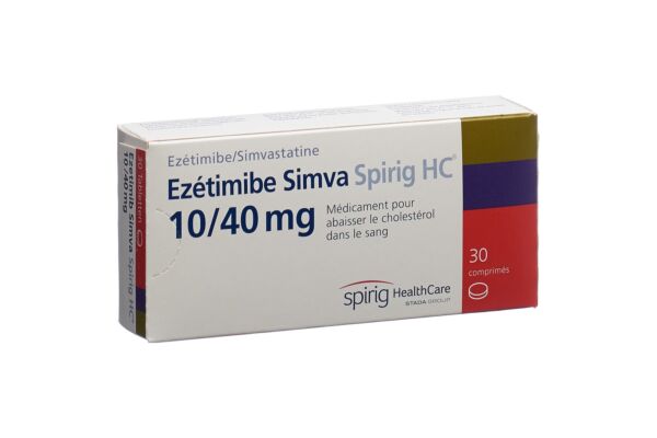 Ezetimib Simva Spirig HC Tabl 10/40 mg 30 Stk