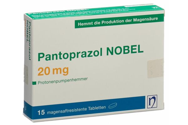 Pantoprazol NOBEL cpr pell 20 mg 15 pce