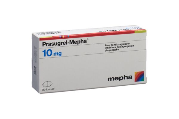 Prasugrel-Mepha Lactab 10 mg 30 pce