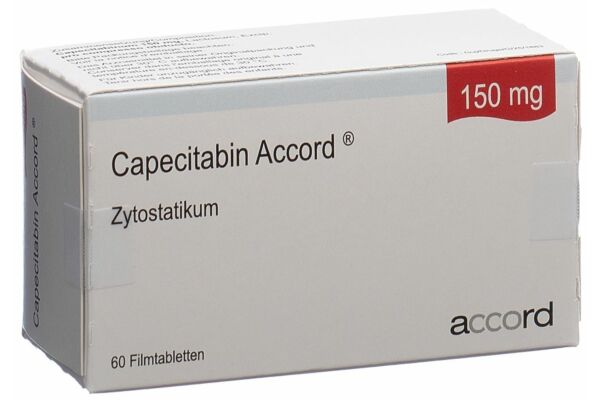 Capecitabin Accord cpr pell 150 mg 60 pce