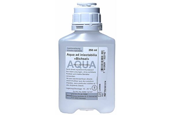 Aqua ad iniectabilia Bichsel 250ml PP-Flasche 24 Stk