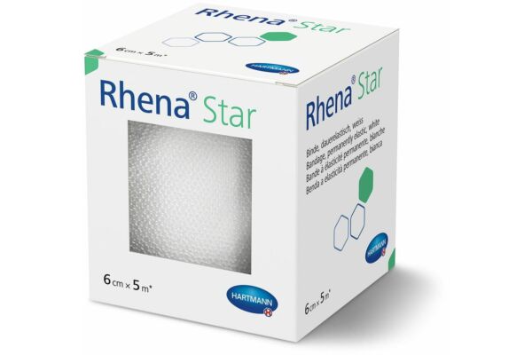 Rhena Star Elastische Binde 6cmx5m weiss