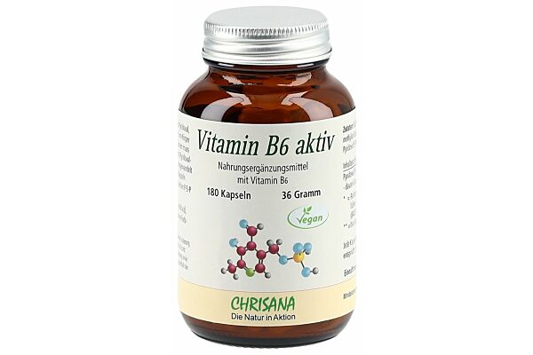 Chrisana Vitamin B6 aktiv Kaps Ds 180 Stk