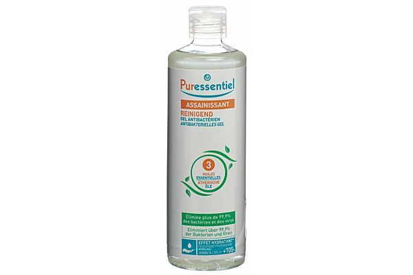 Puressentiel Gel reinigend antibakteriell mit 3 ätherischen Ölen Fl 500 ml