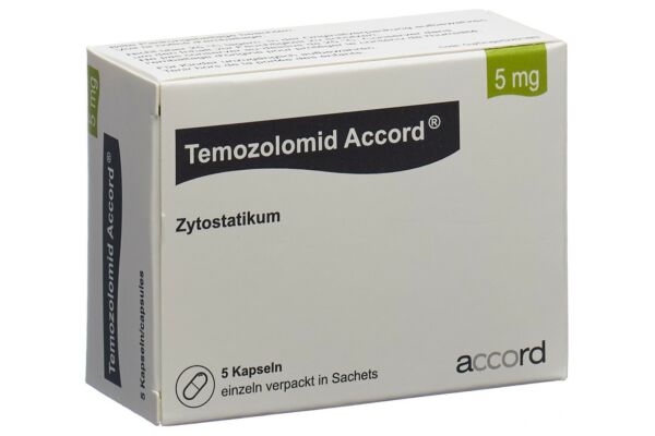 Temozolomid Accord Kaps 5 mg Btl 5 Stk