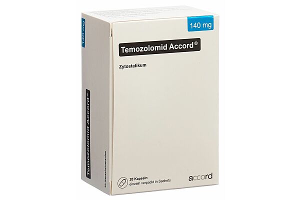 Temozolomid Accord caps 140 mg sach 20 pce