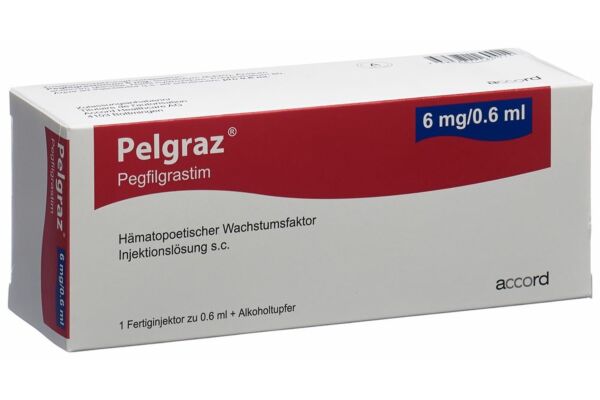 Pelgraz sol inj 6 mg/0.6ml injecteur prérempli 0.6 ml