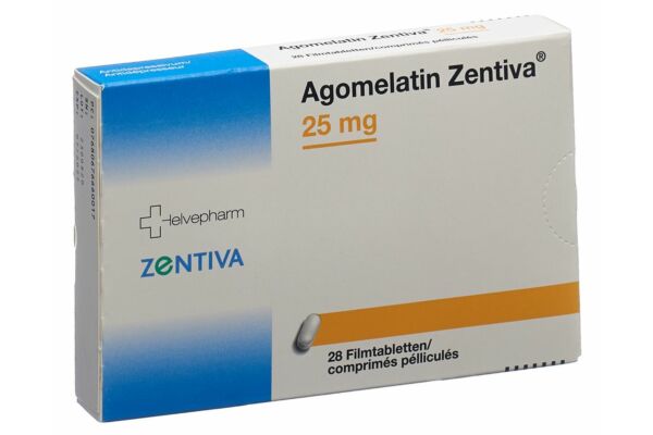 Agomelatin Zentiva cpr pell 25 mg 28 pce