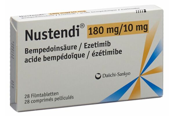 Nustendi Filmtabl 180/10 mg 28 Stk