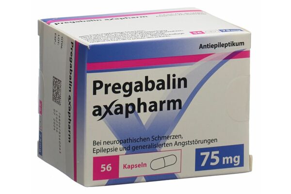 Pregabalin axapharm Kaps 75 mg 56 Stk