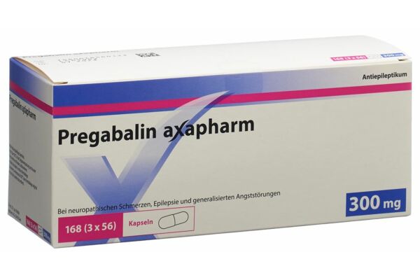 Pregabalin axapharm Kaps 300 mg 168 Stk