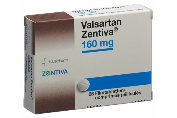 Valsartan Zentiva Filmtabl 160 mg 28 Stk