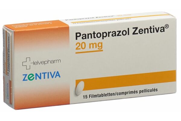 Pantoprazol Zentiva cpr pell 20 mg 15 pce