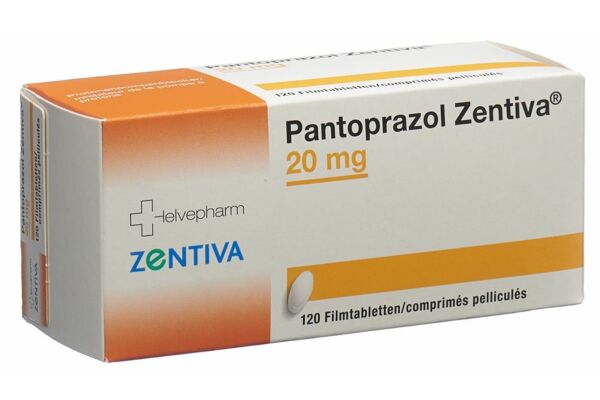 Pantoprazol Zentiva Filmtabl 20 mg 120 Stk