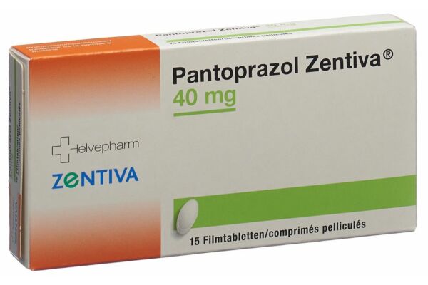 Pantoprazol Zentiva Filmtabl 40 mg 15 Stk