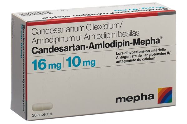 Candesartan-Amlodipin-Mepha caps 16mg/10mg 28 pce