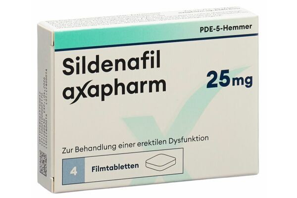 Sildenafil Axapharm Filmtabl 25 mg 4 Stk