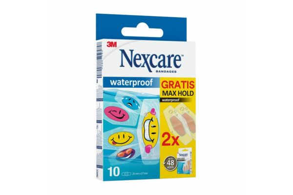 3M Nexcare Promo Tattoo Waterproof 26x57mm 10+2 Gratuit/Pack