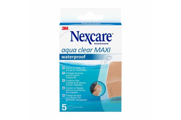 3M Nexcare Aqua Clear Maxi waterproof 59x88mm 5 pce