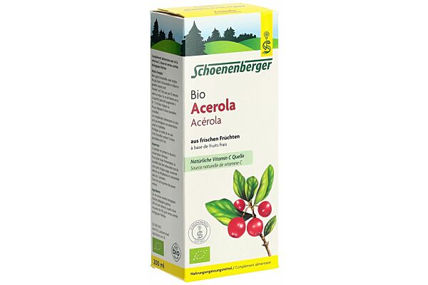 Schoenenberger Acerola aus frischen Früchten Bio Fl 200 ml