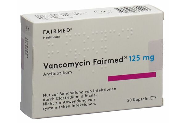 Vancomycin Fairmed caps 125 mg 20 pce