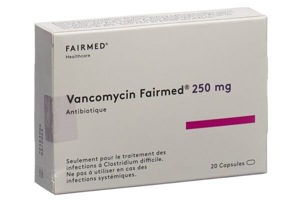 Vancomycin Fairmed Kaps 250 mg 20 Stk