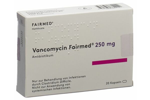 Vancomycin Fairmed Kaps 250 mg 20 Stk