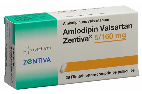 Amlodipin Valsartan Zentiva cpr pell 5/160mg 28 pce