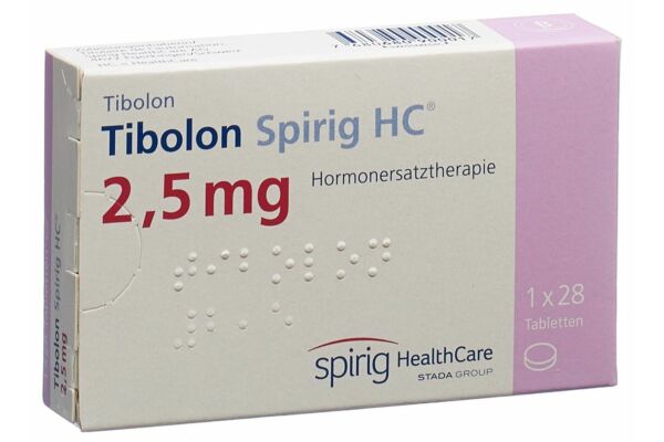 Tibolone Spirig HC cpr 2.5 mg 28 pce