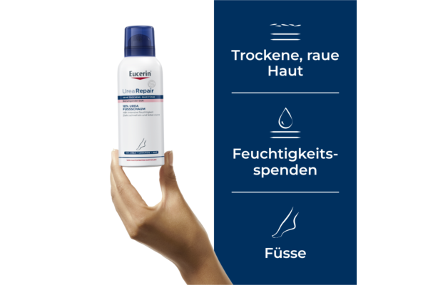 Eucerin UreaRepair PLUS Fussschaum 10 % Urea Disp 150 ml