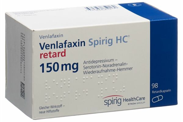 Venlafaxin Spirig HC Ret Kaps 150 mg 98 Stk