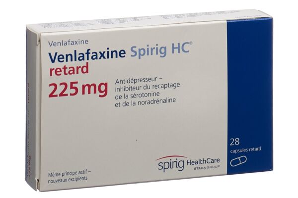 Venlafaxin Spirig HC Ret Kaps 225 mg 28 Stk