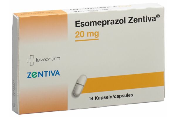 Esomeprazol Zentiva Kaps 20 mg 14 Stk