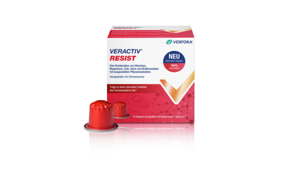 Veractiv Resist nespresso Kapseln Alu 14 Stk