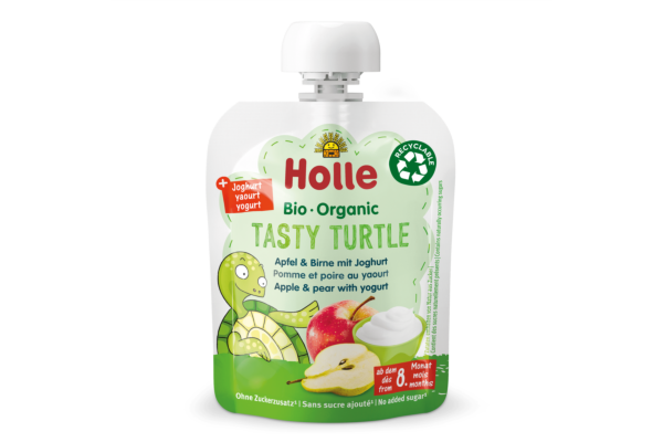 Holle Tasty Turtle Apfel & Birne mit Joghurt Btl 85 g