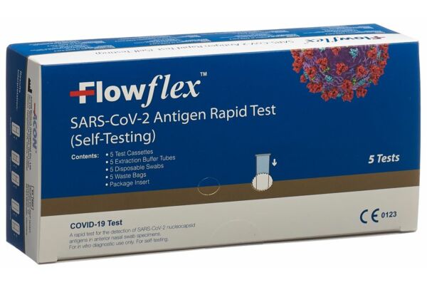 Flowflex SARS-CoV-2 Antigen Rapid Self-Test 5 pce