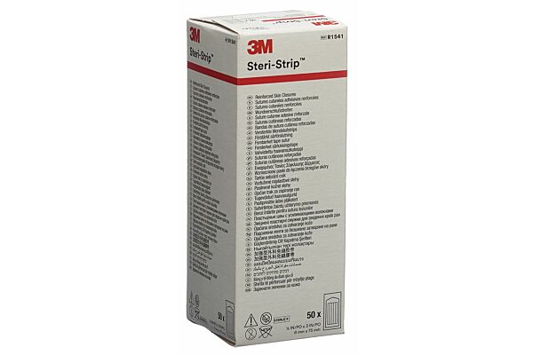 3M Steri Strip 6x75mm blanc renforcé 50 x 3 pce