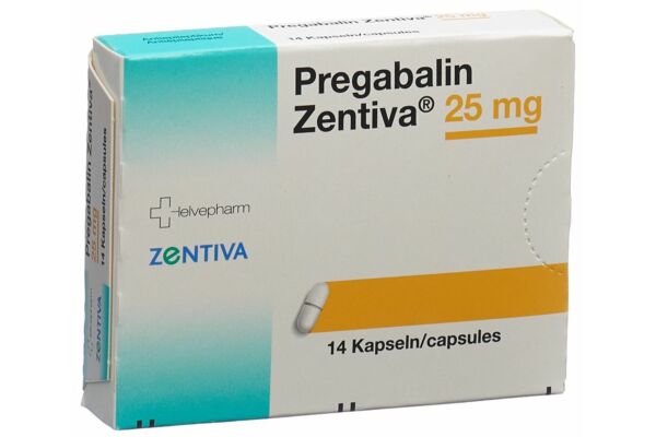 Pregabalin Zentiva caps 25 mg 14 pce