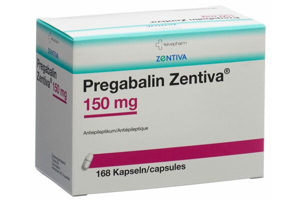 Pregabalin Zentiva Kaps 150 mg 168 Stk