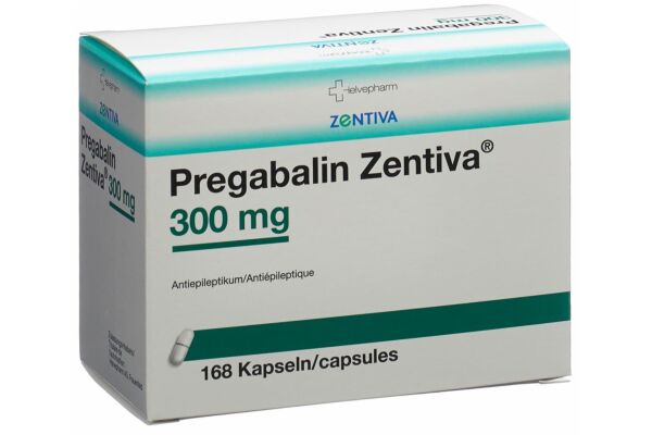 Pregabalin Zentiva Kaps 300 mg 168 Stk