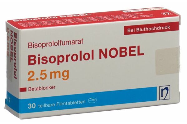 Bisoprolol NOBEL cpr pell 2.5 mg 30 pce